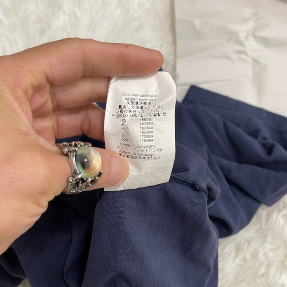 EUC Women’s Large/Men’s Medium Kenzo Graphic Tiger Print Cotton Tee Dark Navy - Picture 12 of 12